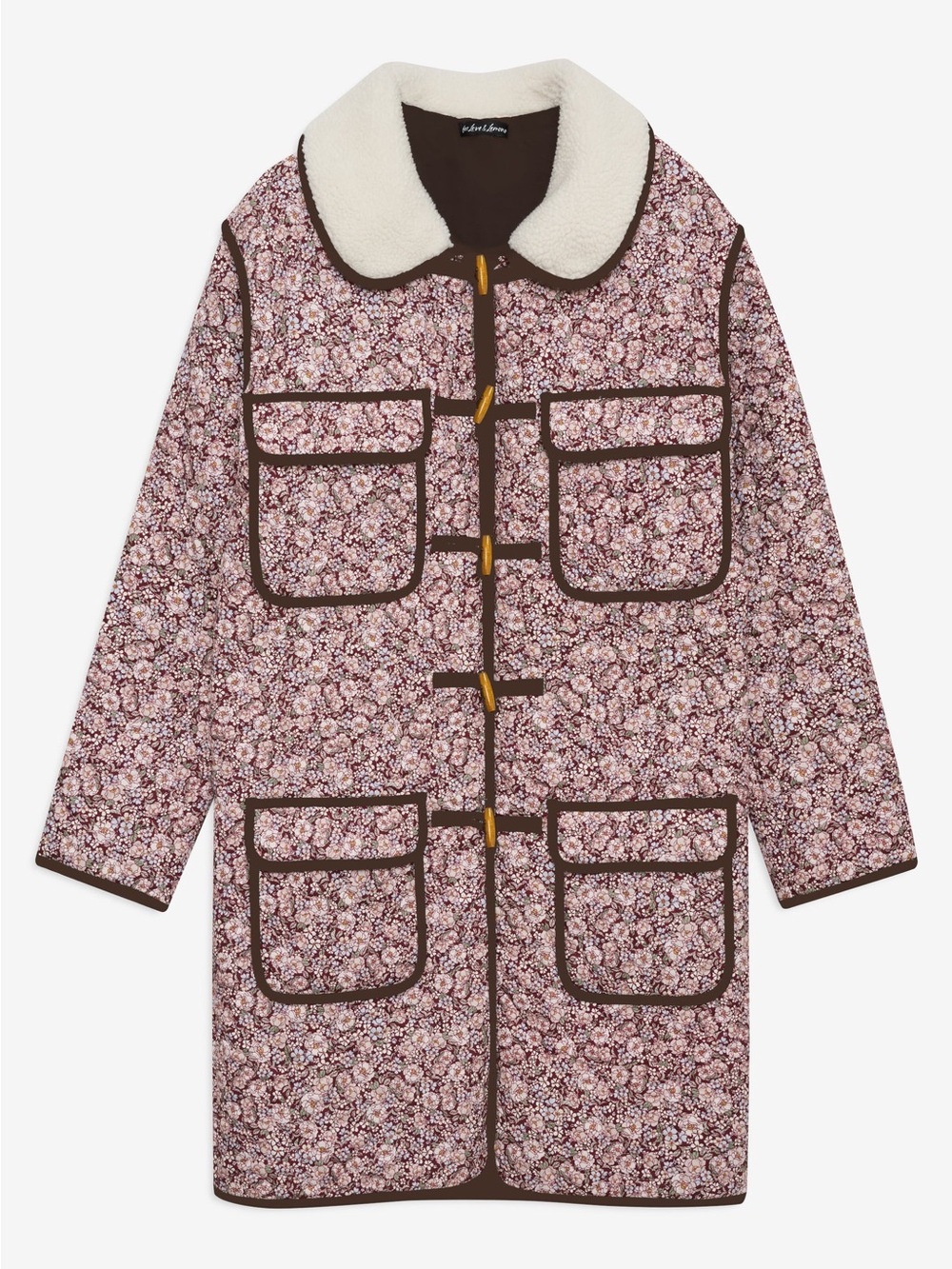 For Love & Lemons Marlene Floral Chore Coat - Picture 4 of 4